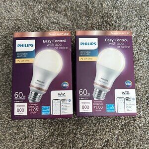 2 Brand New-Never Used-Philips Smart Wifi LED
